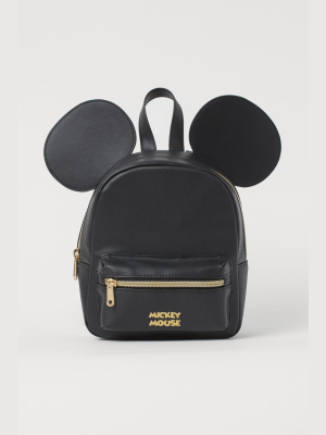 Appliquéd Mini Backpack