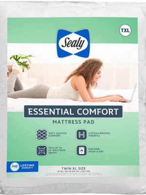 Twin Xl Essential Comfort Mattress Pad - Sealy