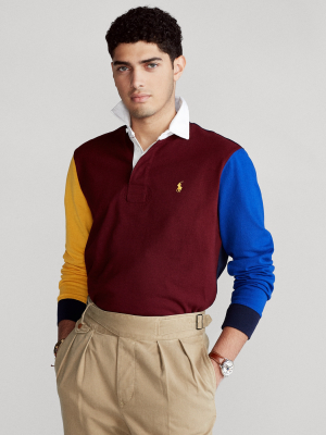 Color-blocked Rugby Shirt