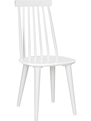 Buckley Spindle Side Chair White (set Of 2)