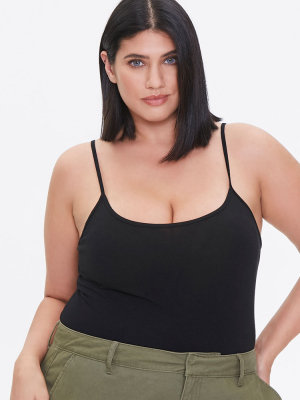 Plus Size Scoop Neck Cami