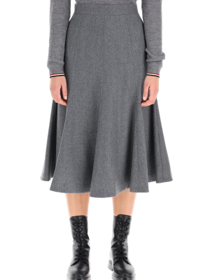 Thom Browne Flared Midi Skirt