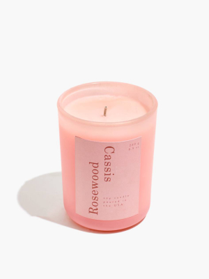 Frosted Glass Tumbler Candle