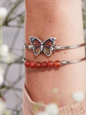 Monarch Butterfly Bangle Bracelet