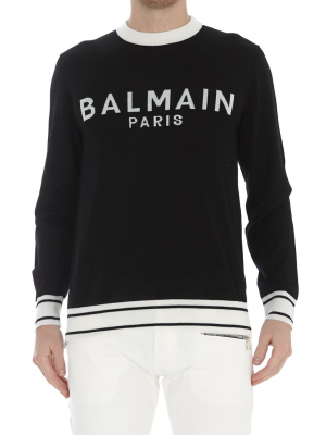 Balmain Logo Knitted Sweater