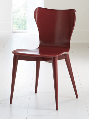 Brera Red Bentwood Dining Chair