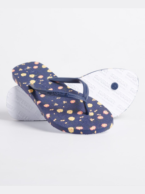 Super Sleek All Over Print Flip Flops