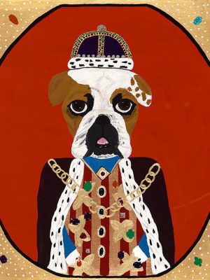 King Martinique From The Royal Pet Portrait Print Series
