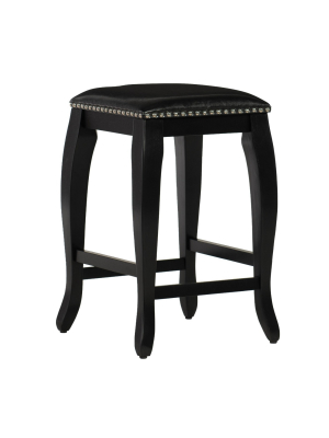 24" San Francisco Square Counter Height Barstool - Linon