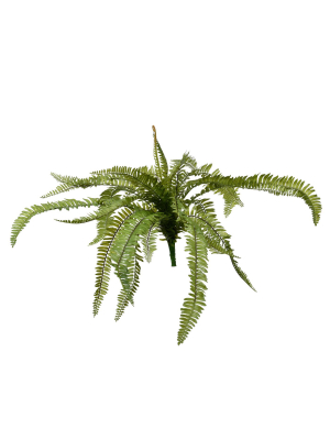 Vickerman 26" Green Fern Bush.