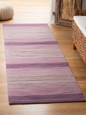 2'2"x8' Stripe Runner Lilac - Safavieh