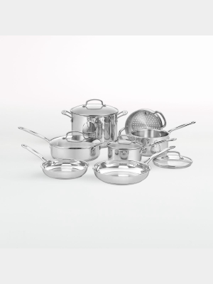 Cuisinart ® Chef's Classic ™ Stainless Cookware 11-piece Set