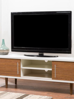 Gennie Mid Century Modern Wood Tv Stand