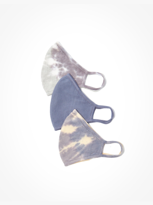 Aeo Tie-dye Masks 3-pack