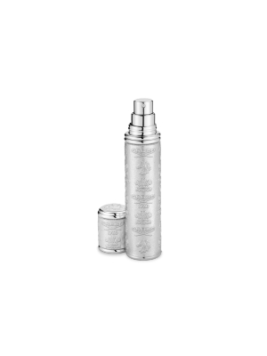 Silver With Silver Trim Pocket Atomizer