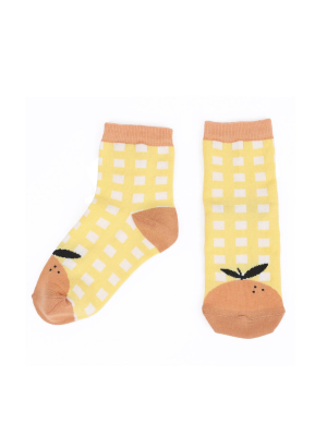 Emile Et Ida Apricot Socks