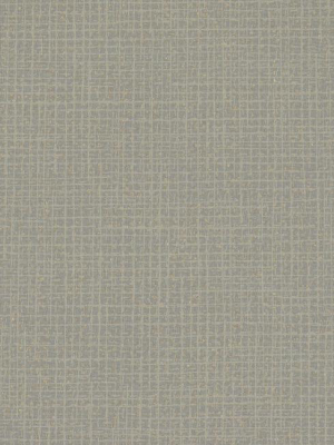 Randing Weave Wallpaper In Smoke From The Moderne Collection By Stacy Garcia For York Wallcoverings