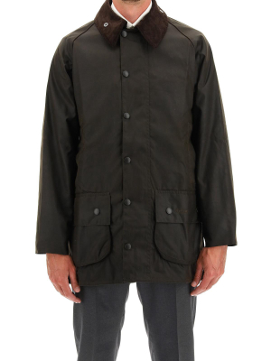 Barbour Logo Embroidered Snap-fastening Coat