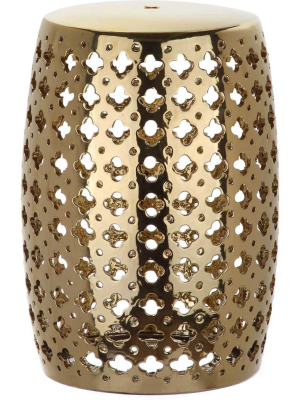 Laila Garden Stool Gold