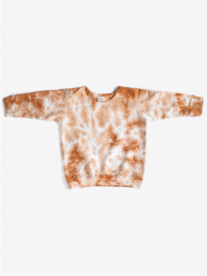 Tie Dye Organic Sweatshirt - Amber