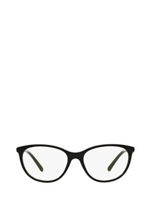 Burberry Eyewear Oval Frame Glasses