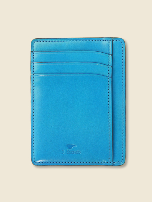 Card And Document Case - Cadet Blue