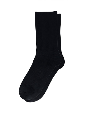 Men's Eco-friendly Crew Socks | Black