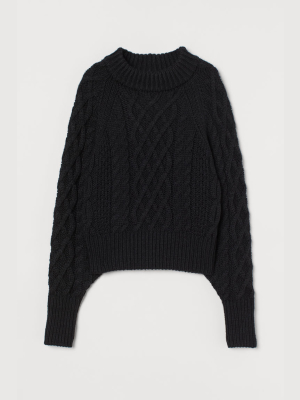 Cable-knit Sweater