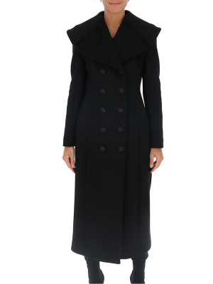 Dolce & Gabbana Oversized Collar Long Coat