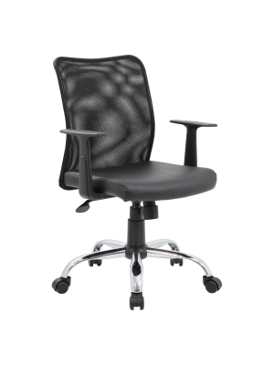 Budget Mesh Task Chair Black - Boss