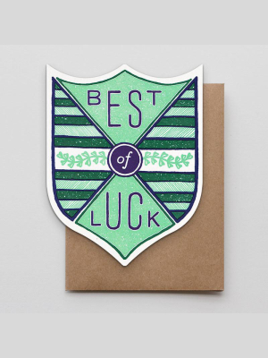 Best Of Luck Badge
