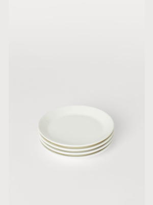 4-pack Small Ceramic Plates