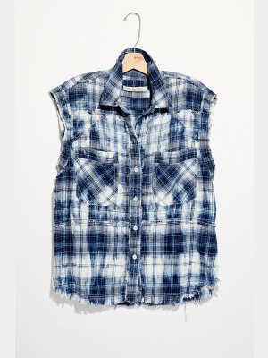 Wave After Wave Plaid Buttondown