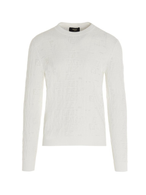 Fendi Ff Vertigo Motif Jacquard Jumper