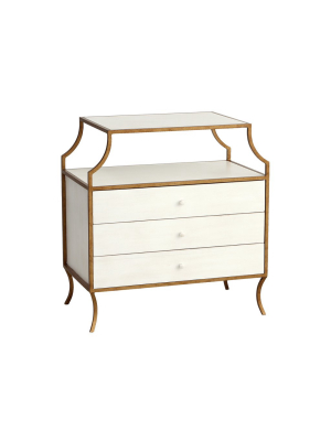 Milla Side Table W/ Drawers In Various Finishes