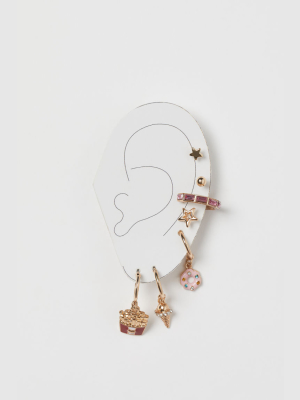 Earrings And Ear Cuff