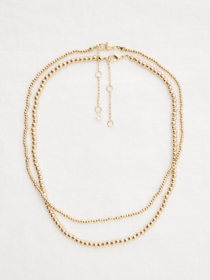 Aerie Gold Ball Layered Necklace