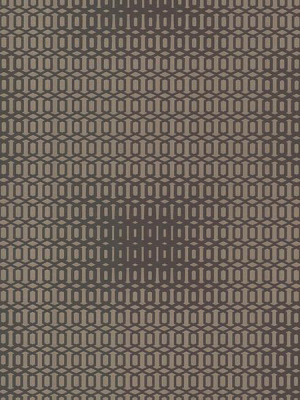 Rhona Chocolate Geometric Wallpaper From The Venue Collection By Brewster Home Fashions