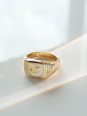 Courage Luna Gold Ring