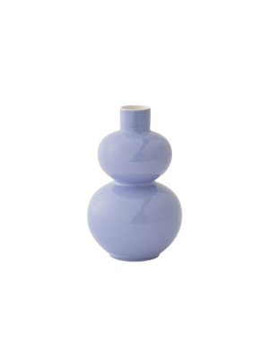 Mini Glossed Gourd Jar In Lavender