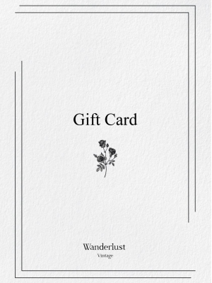 Wanderlust Vintage Gift Card