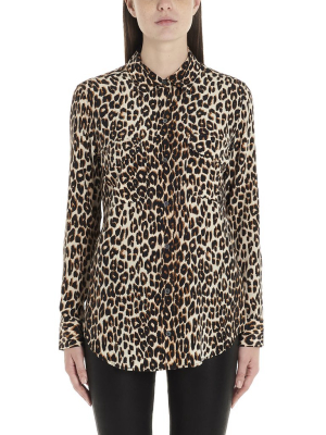 Equipment Animal Print Shirt