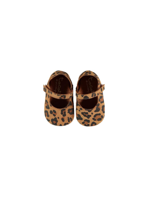 Tocoto Vintage Animal Print Mary Jane Shoes - Brown