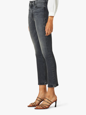 Holly High-rise Cropped Bootcut Jeans