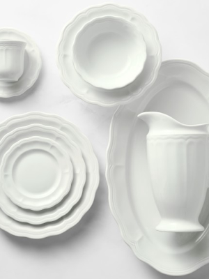 Pillivuyt Queen Anne Porcelain Cups & Saucers