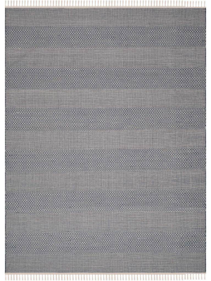 Montauk Alternating Ivory/navy Area Rug