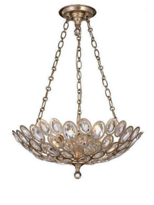 Sterling 3 Light Distressed Twilight Chandelier