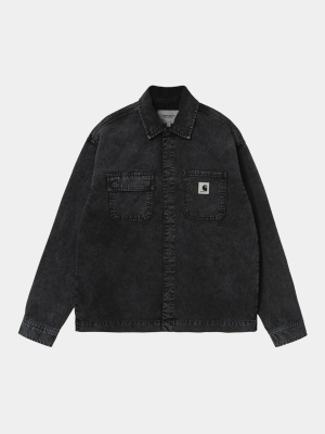 Women's Sonora Shirt Jacket | Black (worn Washed)