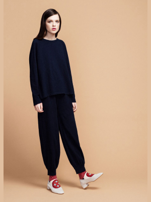 Indigo Cotton Louise Pant