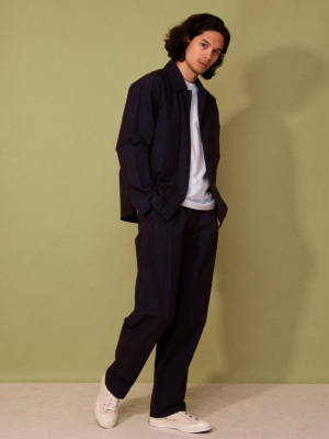 Nylon Classic Slacks Navy